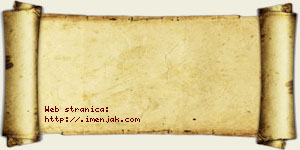 Hana Nestorov vizit kartica